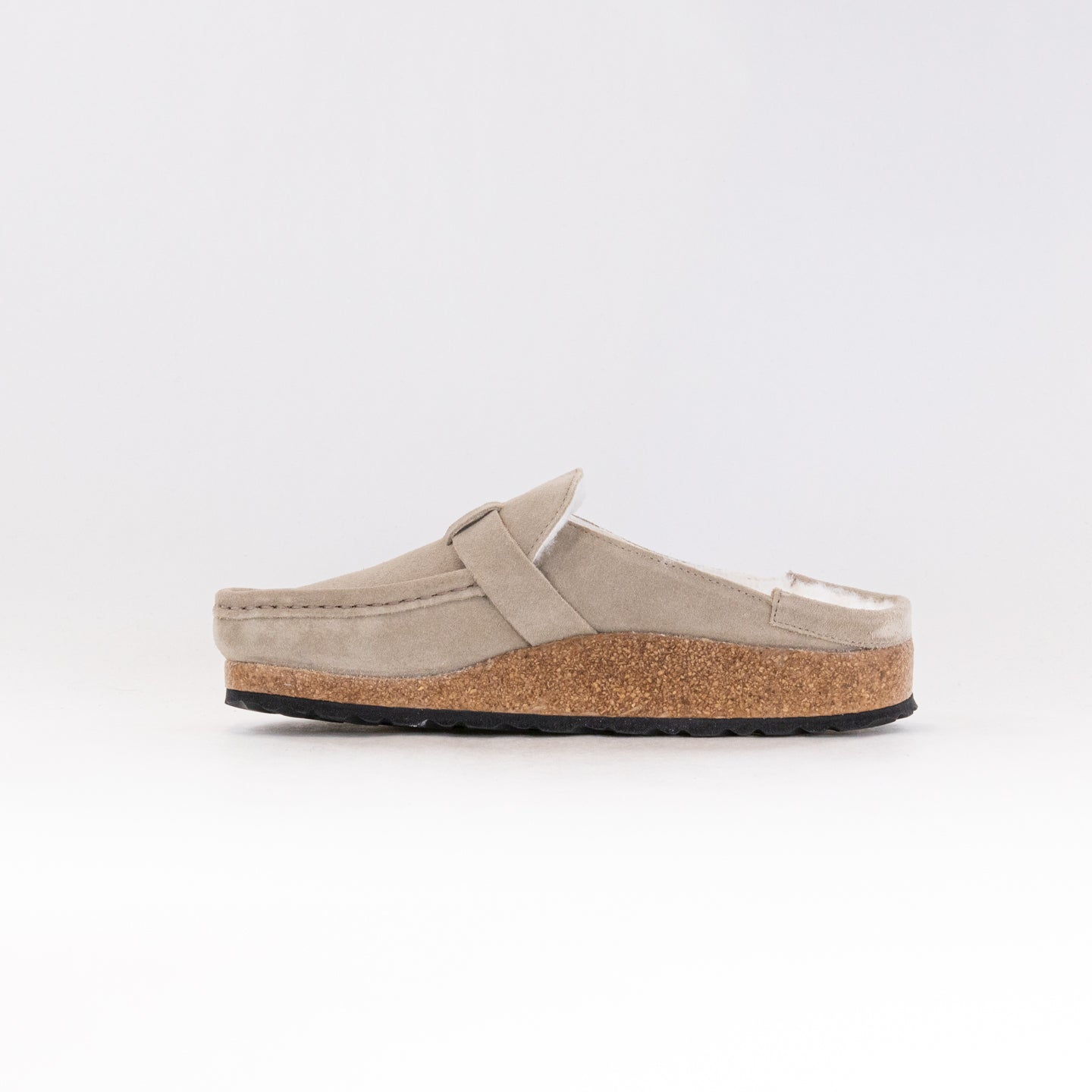 Birkenstock Buckley Shearling (Women's) - Taupe/Natural