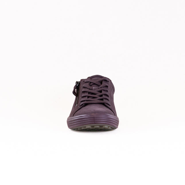 Ecco Soft 7 Side Zip Sneaker (Women's) - Raisin
