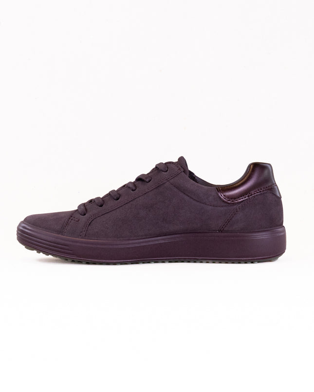 Ecco Soft 7 Side Zip Sneaker (Women's) - Raisin