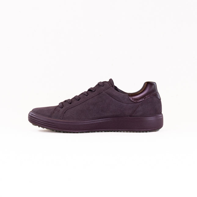 Ecco Soft 7 Side Zip Sneaker (Women's) - Raisin