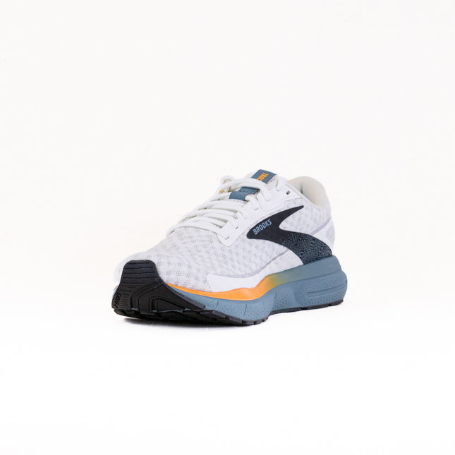 Brooks Trace 3 (Men's) - White/Orange/Goblin Blue