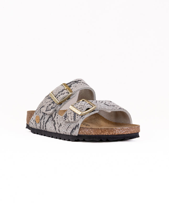 Birkenstock Arizona Rivet Logo (Women's) - Suede Oyster Snake