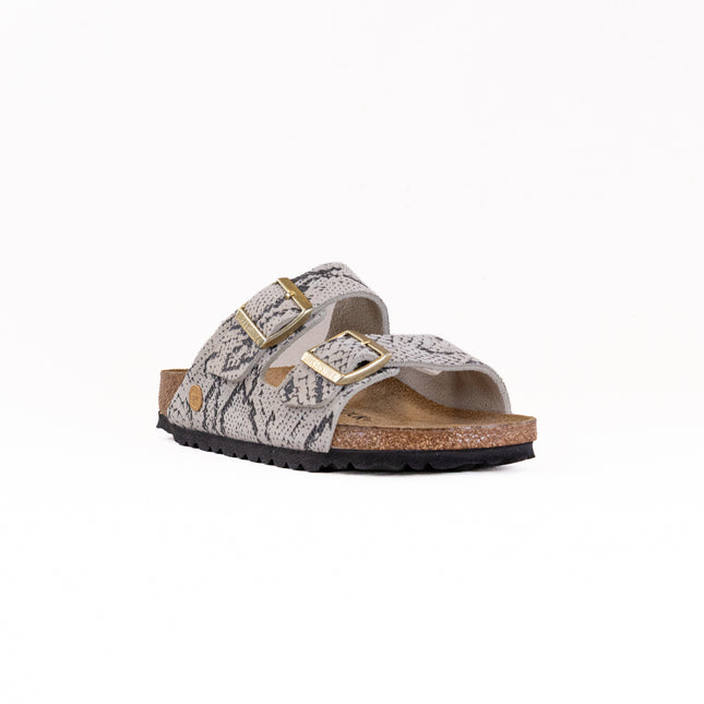 Birkenstock Arizona Rivet Logo (Women's) - Suede Oyster Snake