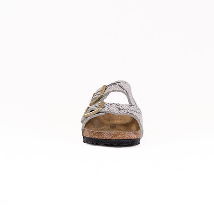 Birkenstock Arizona Rivet Logo (Women's) - Suede Oyster Snake