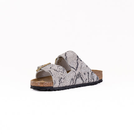 Birkenstock Arizona Rivet Logo (Women's) - Suede Oyster Snake