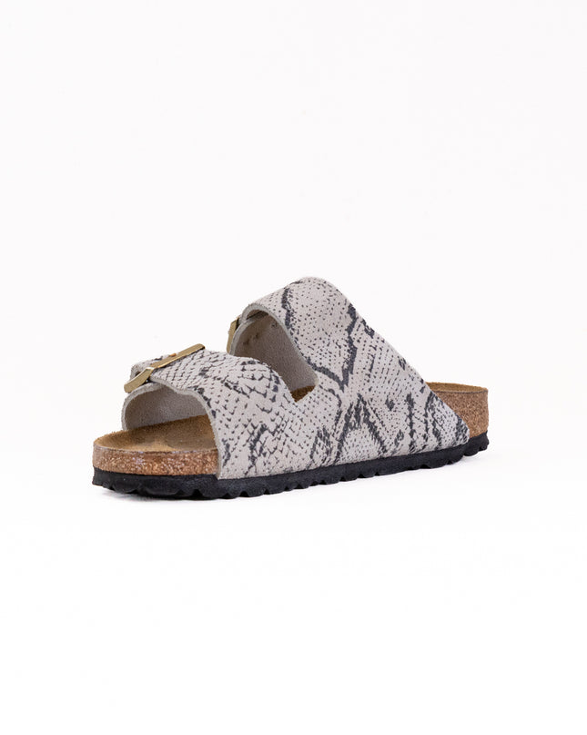 Birkenstock Arizona Rivet Logo (Women's) - Suede Oyster Snake