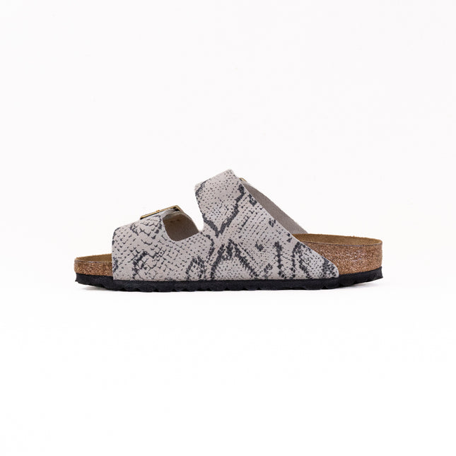 Birkenstock Arizona Rivet Logo (Women's) - Suede Oyster Snake