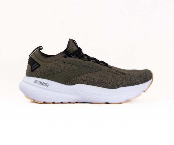 Brooks Glycerin StealthFit 21 Mens Running Shoes Olive Green Black White Brooks Running Men main image 4