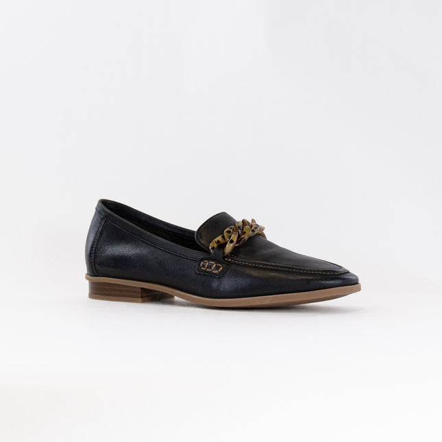 Clarks Sarafyna Iris (Women's) - Black Leather/Tortoise Bit