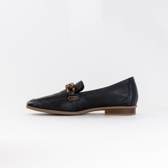 Clarks Sarafyna Iris (Women's) - Black Leather/Tortoise Bit