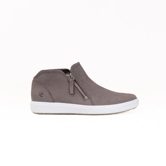 Ecco Soft 7 Side Zip Bootie (Women's) - Falcon