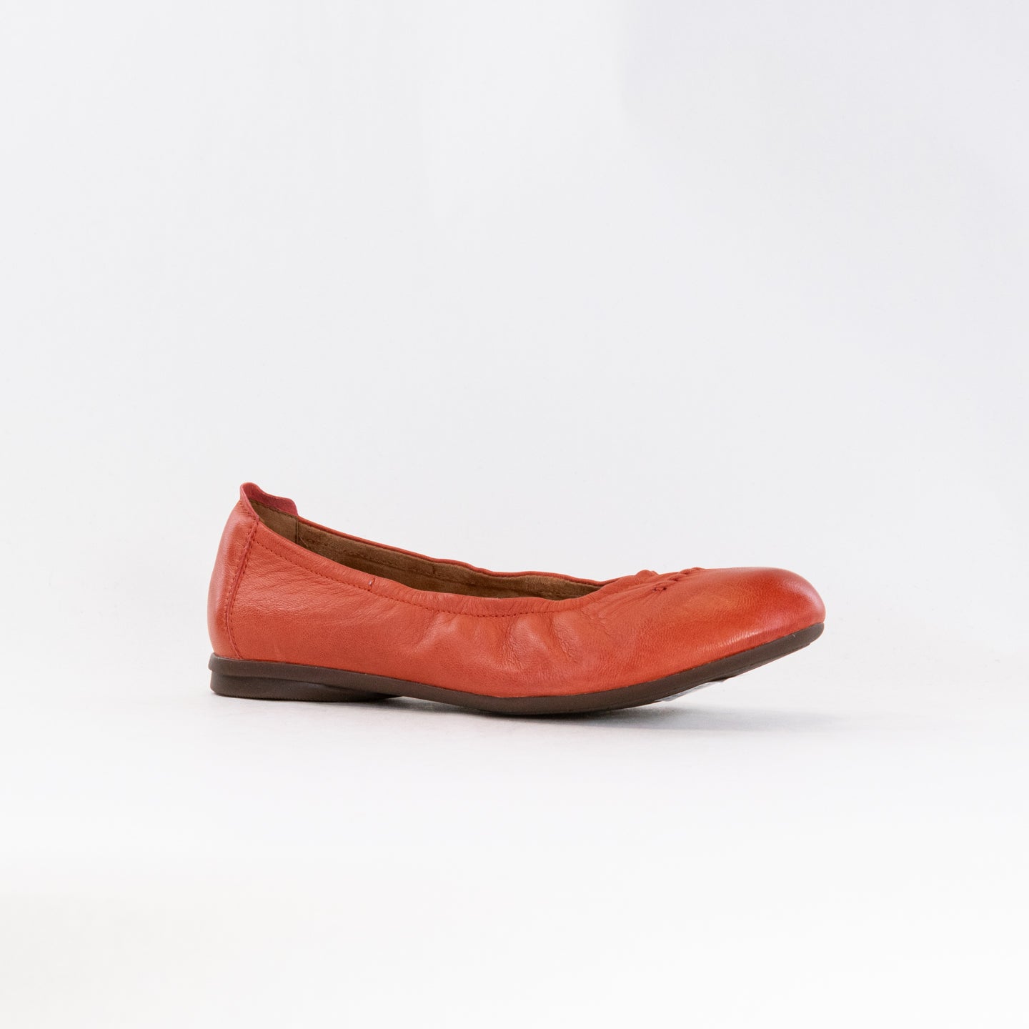 Clarks Rena Hop Womens Slip On Leather Ballet Flats Grenadine Leather