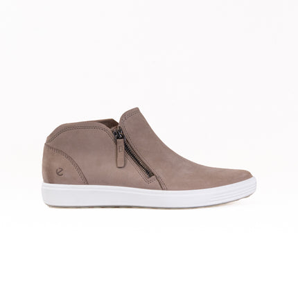 Ecco Soft 7 Side Zip Bootie (Women's) - Taupe