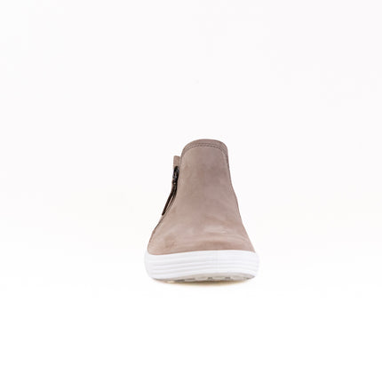 Ecco Soft 7 Side Zip Bootie (Women's) - Taupe