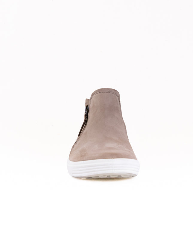 Ecco Soft 7 Side Zip Bootie (Women's) - Taupe