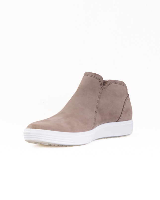 Ecco Soft 7 Side Zip Bootie (Women's) - Taupe
