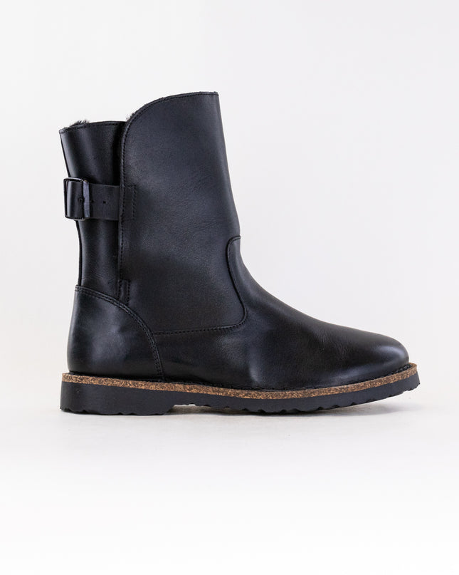 Birkenstock Uppsala Shearling (Women's) - Black Leather