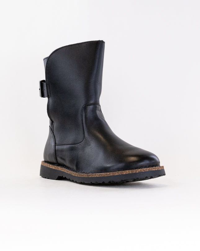 Birkenstock Uppsala Shearling (Women's) - Black Leather