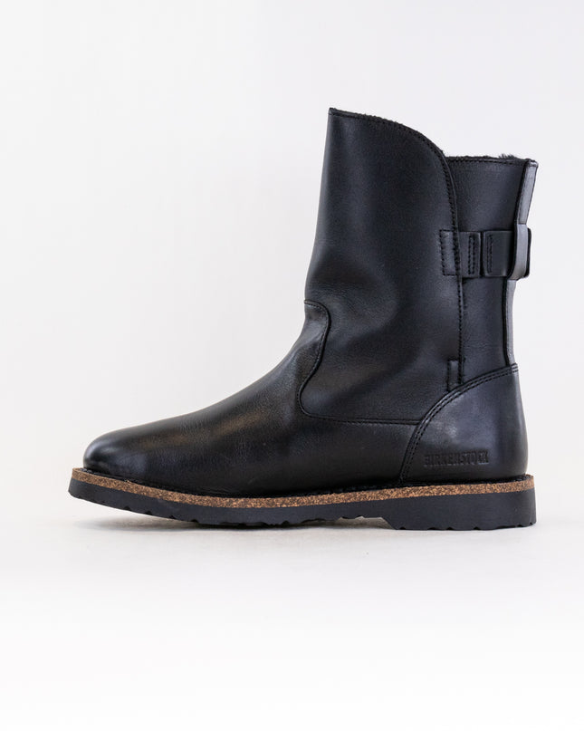 Birkenstock Uppsala Shearling (Women's) - Black Leather