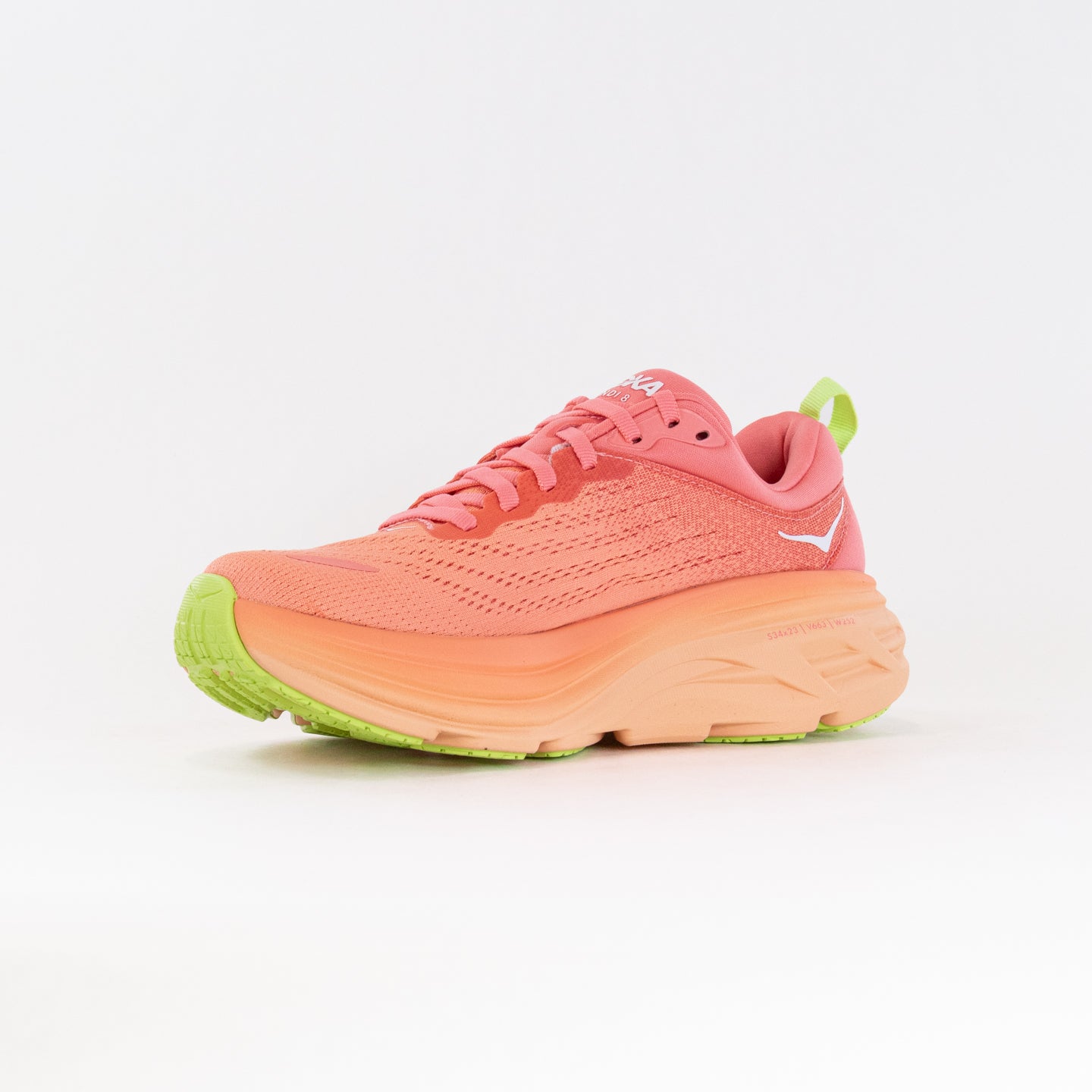 Hoka Bondi 8 (Women's) - Coral/Papaya