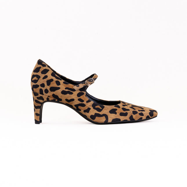 Vionic Samira Mary Jane Dress Heel (Women's) - Tan Leopard Print Suede
