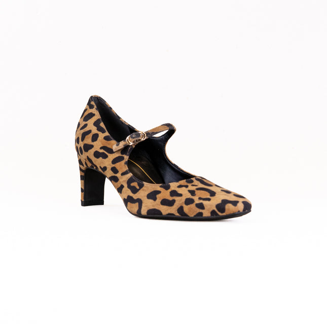 Vionic Samira Mary Jane Dress Heel (Women's) - Tan Leopard Print Suede