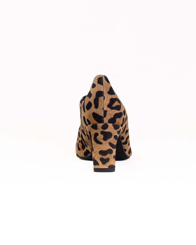 Vionic Samira Mary Jane Dress Heel (Women's) - Tan Leopard Print Suede