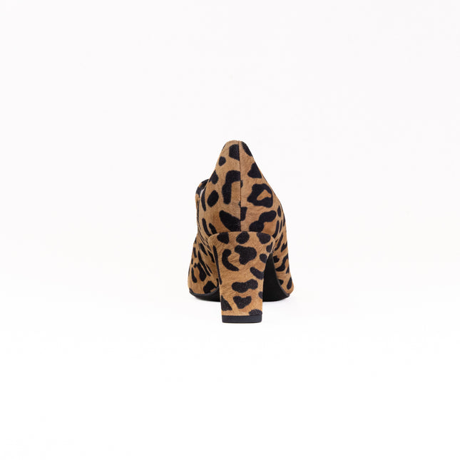 Vionic Samira Mary Jane Dress Heel (Women's) - Tan Leopard Print Suede
