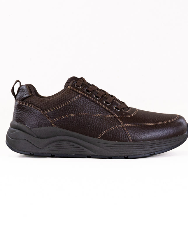 Drew Maker (Men's) - Brown Pebbled Leather