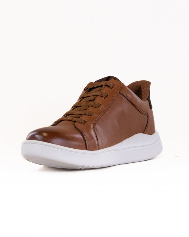Rockport Tynnar Step Activated Casual Sneaker (Men's) - Dark Natural Leather