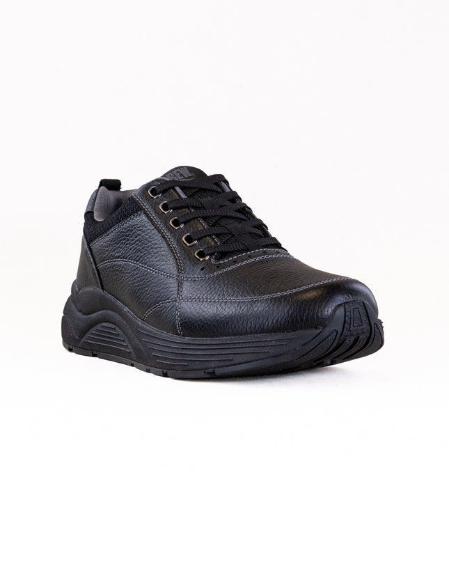 Drew Maker (Men's) - Black Pebbled Leather