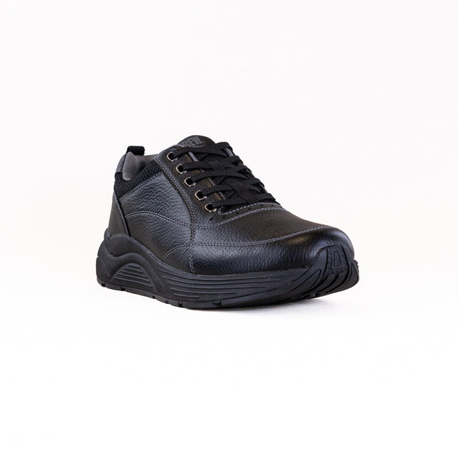 Drew Maker (Men's) - Black Pebbled Leather
