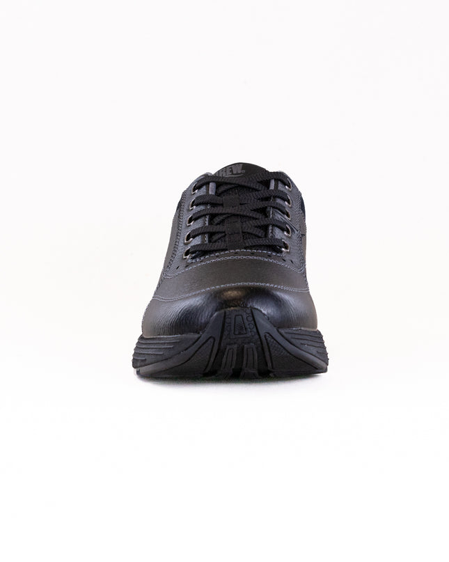 Drew Maker (Men's) - Black Pebbled Leather