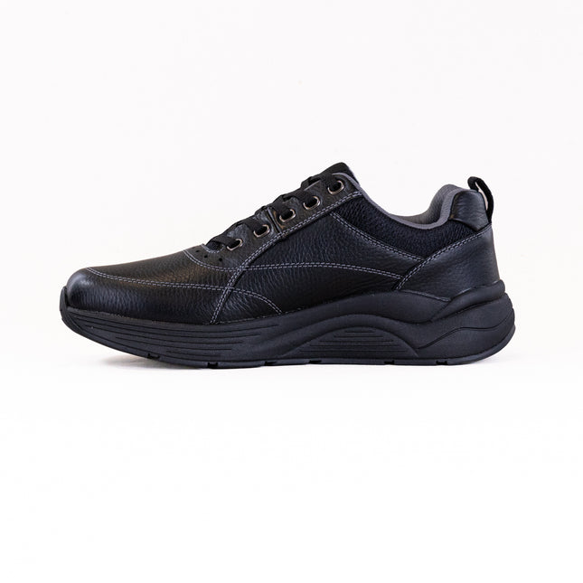 Drew Maker (Men's) - Black Pebbled Leather