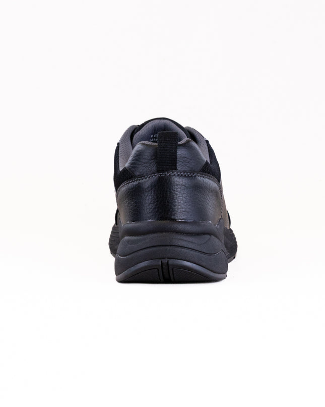 Drew Maker (Men's) - Black Pebbled Leather