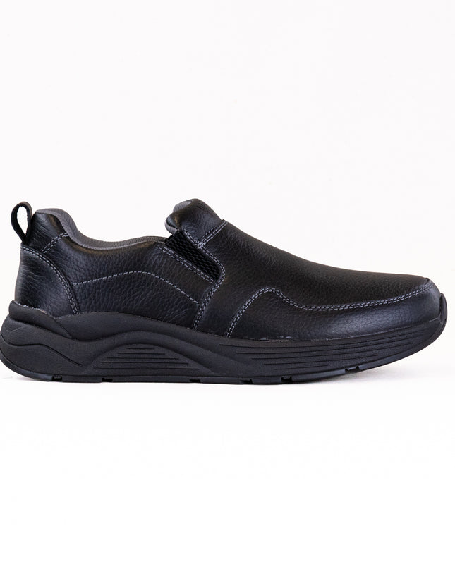 Drew Match (Men's) - Black Leather