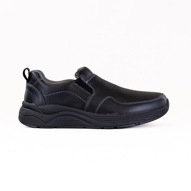 Drew Match (Men's) - Black Leather