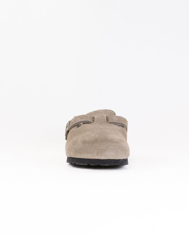 Birkenstock Boston Shearling (Women's) - Taupe Suede