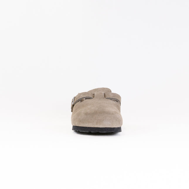 Birkenstock Boston Shearling (Women's) - Taupe Suede