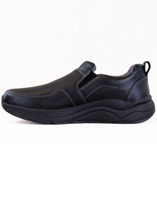 Drew Match (Men's) - Black Leather