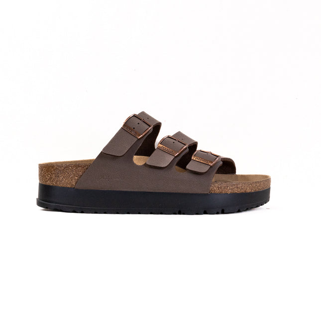 Birkenstock-Papillo Florida III Vegan Flex Platform (Women's) - Birkibuc Mocca
