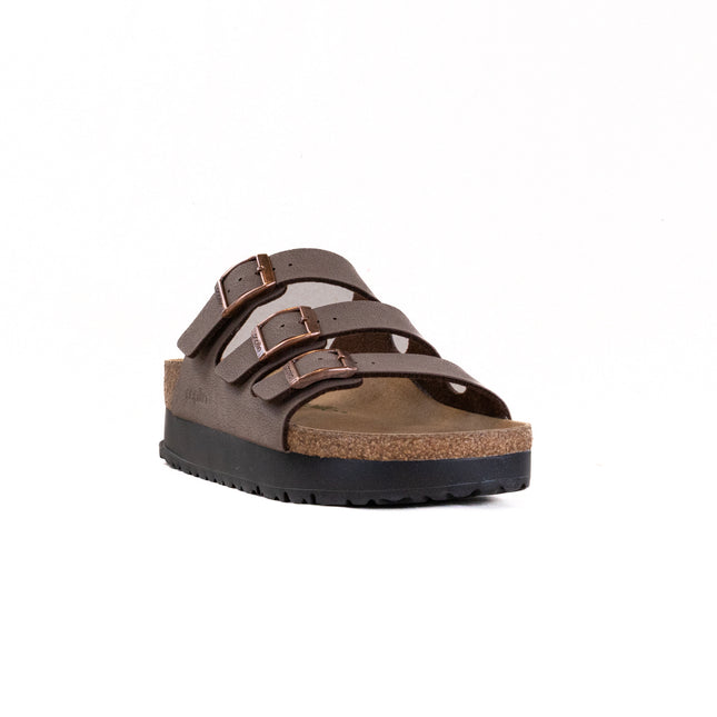 Birkenstock-Papillo Florida III Vegan Flex Platform (Women's) - Birkibuc Mocca