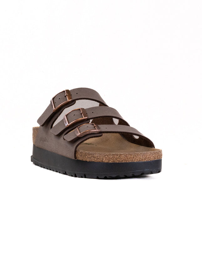 Birkenstock-Papillo Florida III Vegan Flex Platform (Women's) - Birkibuc Mocca