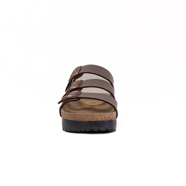 Birkenstock-Papillo Florida III Vegan Flex Platform (Women's) - Birkibuc Mocca