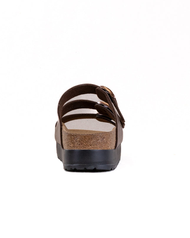 Birkenstock-Papillo Florida III Vegan Flex Platform (Women's) - Birkibuc Mocca