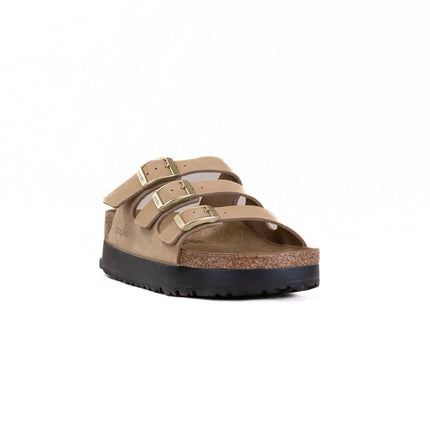 Birkenstock-Papillo Florida III Flex Platform (Women's) - Sandcastle Nubuck