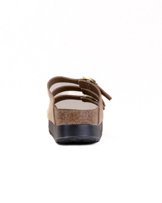 Birkenstock-Papillo Florida III Flex Platform (Women's) - Sandcastle Nubuck