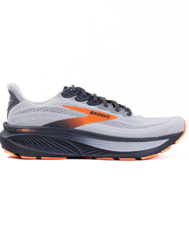 Brooks Ghost 17 (Men’s) - Oyster Mushroom/Orange/Ebony