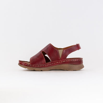 V-Italia Monika Sandal 926 (Women's) - Red Leather