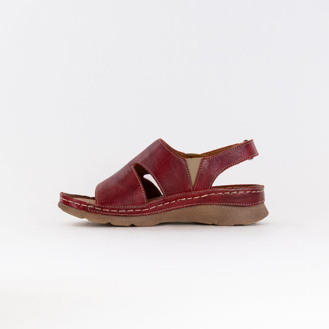 V-Italia Monika Sandal 926 (Women's) - Red Leather